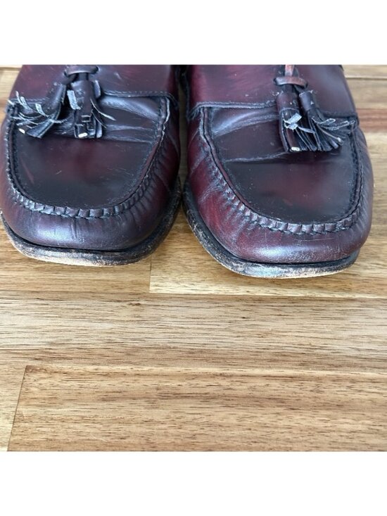 Allen Edmonds Stowe Tassel Loafer Size 10.5 D Brown Genuine Leather Made In USA main image 10